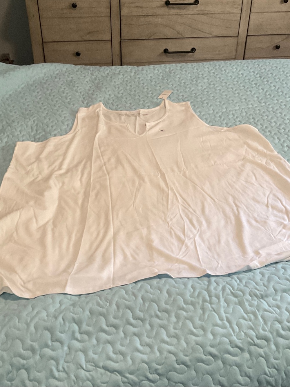 Penningtons White Women's Tank Top - Soft Lightweight Jersey NWT
